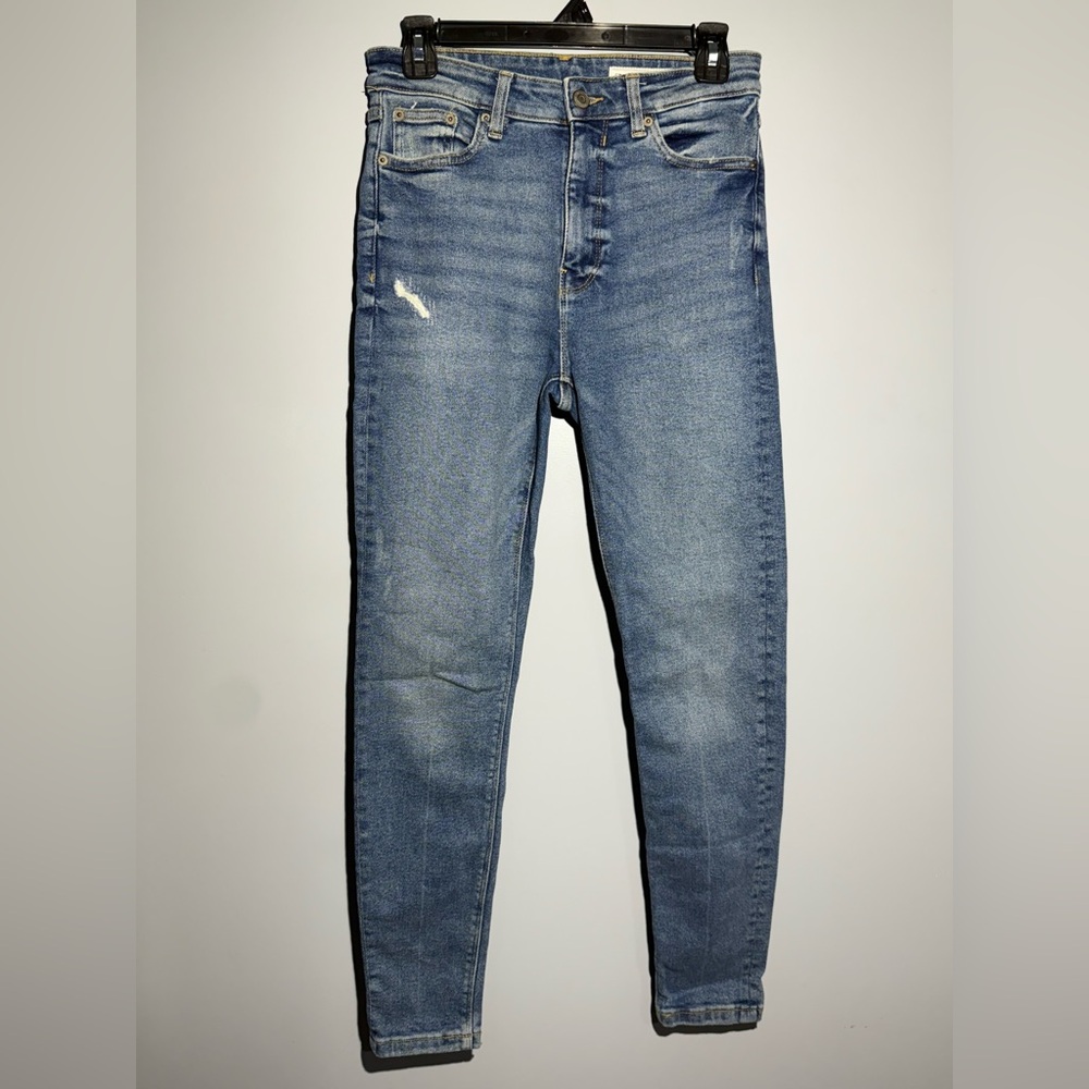 Zara Women's Light Blue Skinny Jeans
